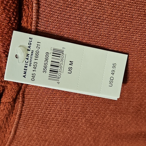 NWT American Eagle Oversized Distressed Hoodie Size Medium - Picture 2 of 7